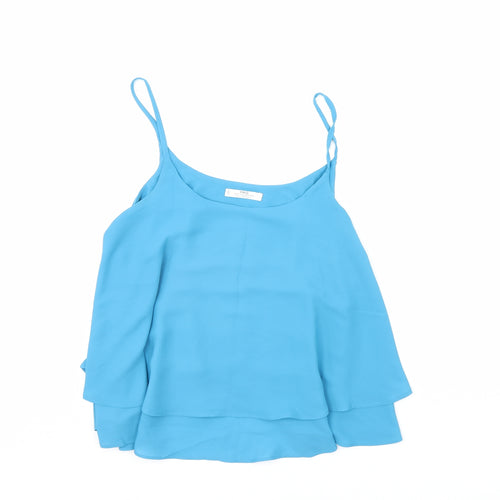 Mng Womens Blue   Cropped Tank Size L