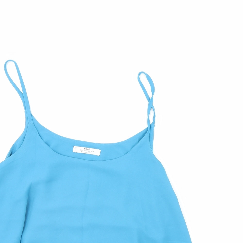 Mng Womens Blue   Cropped Tank Size L