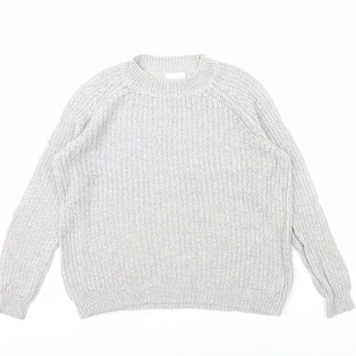 saviour Womens Grey   Pullover Jumper Size M