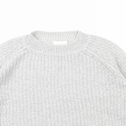 saviour Womens Grey   Pullover Jumper Size M