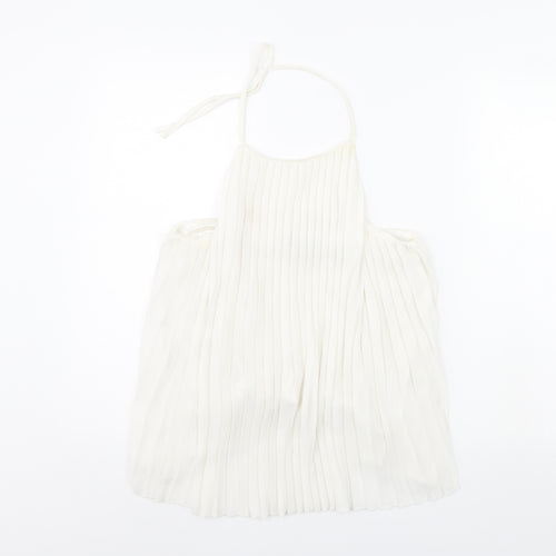 Missguided Womens White   Basic Tank Size 8
