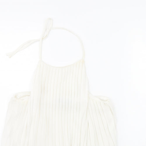 Missguided Womens White   Basic Tank Size 8