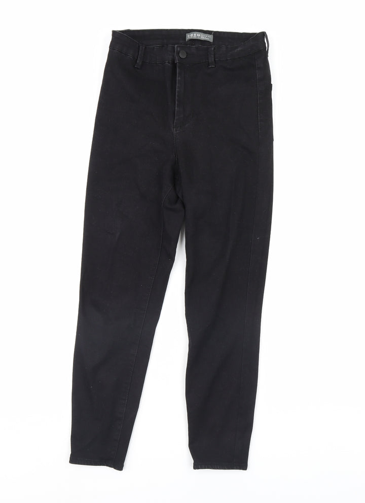 Denim & Co. Womens Black Skinny Jeans Size 12 L29 in