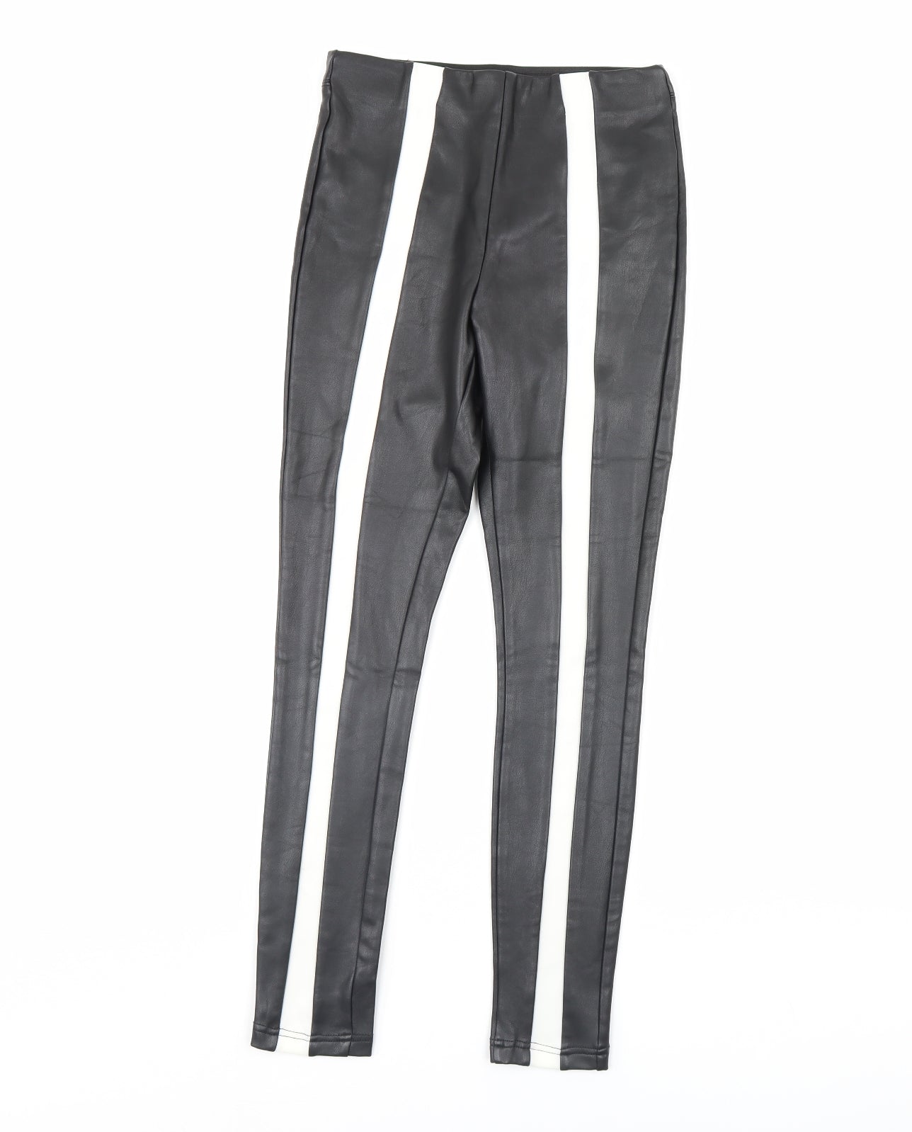 Topshop Womens Black   Capri Leggings Size 8 L29 in