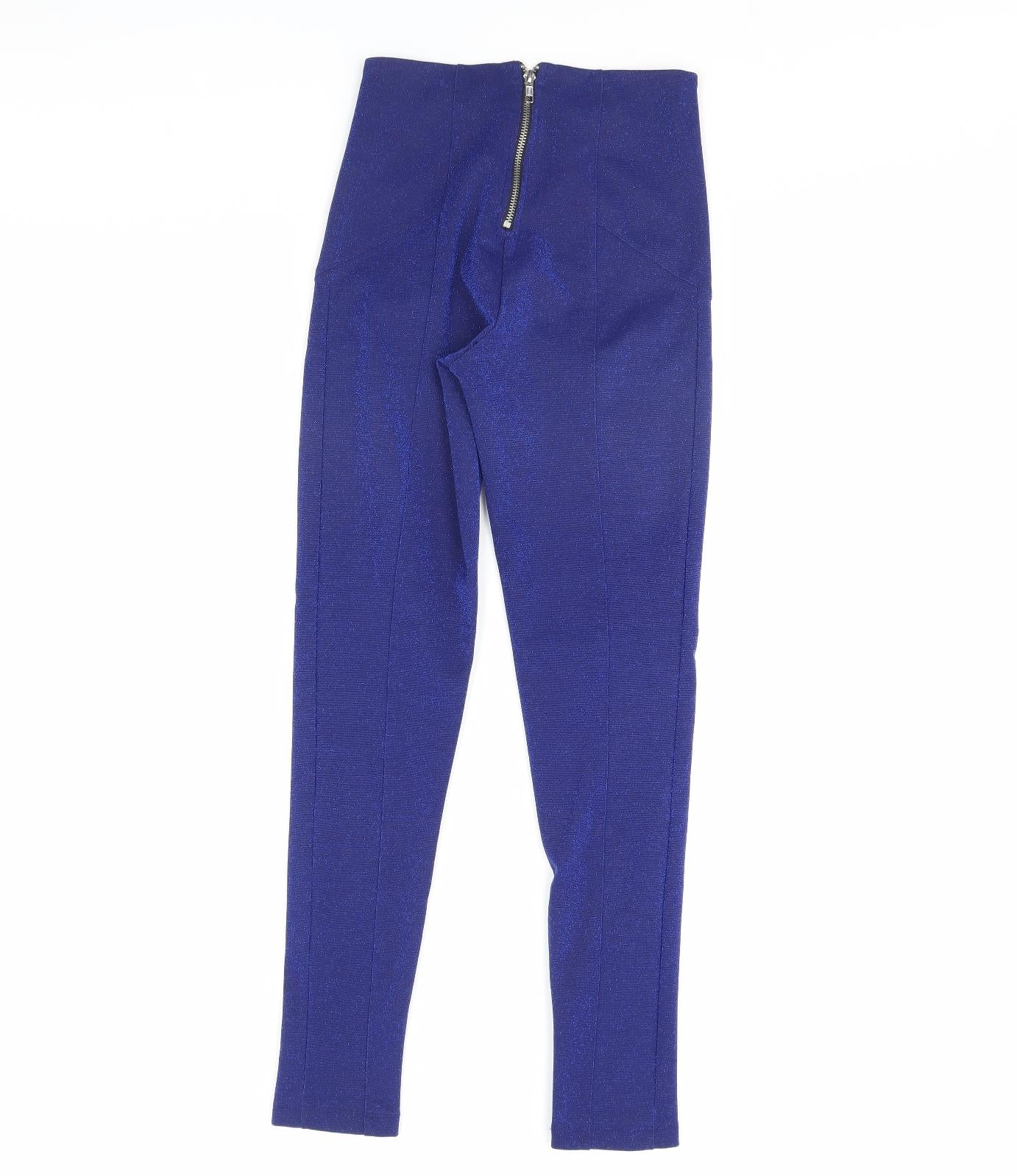 H&M Womens Blue   Capri Leggings Size 8 L28 in