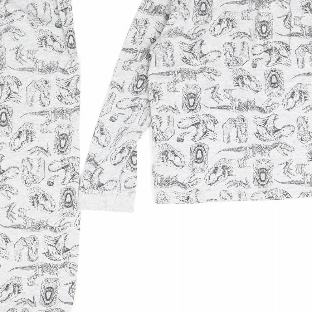 TU Girls Grey Spotted  Cami Pyjama Set Size 8 Years  - Dinosaur
