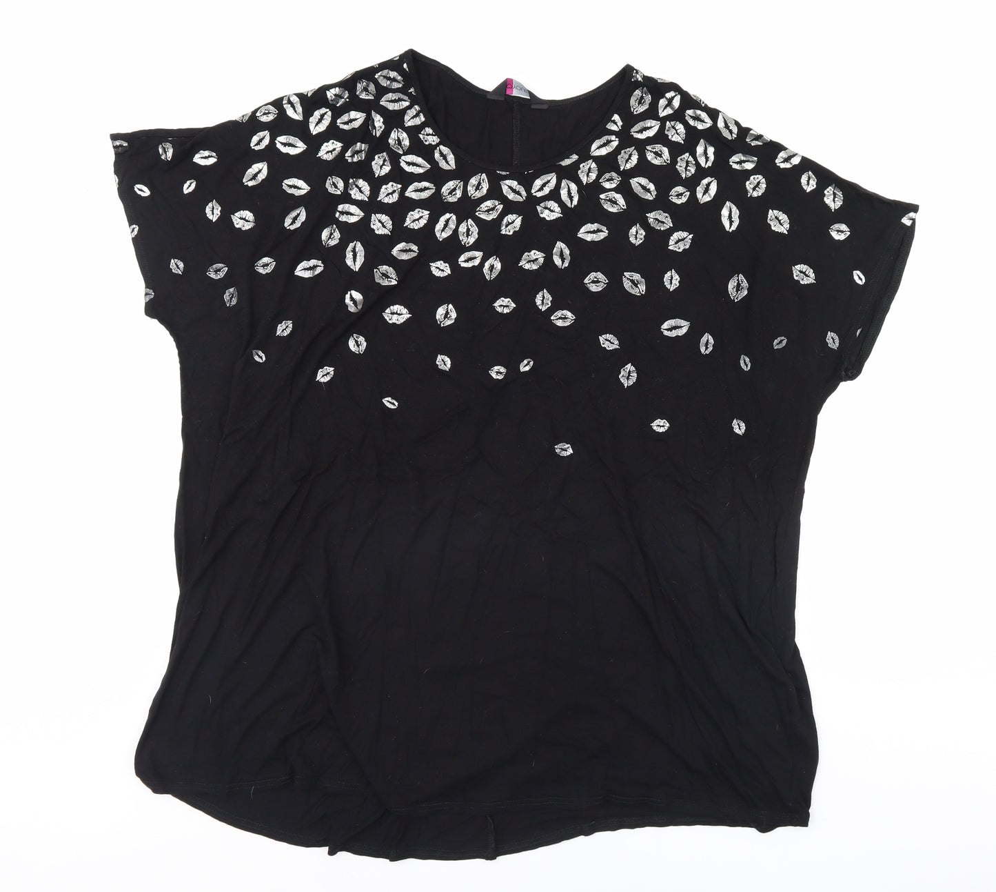 Yours Womens Black   Basic Tank Size 26