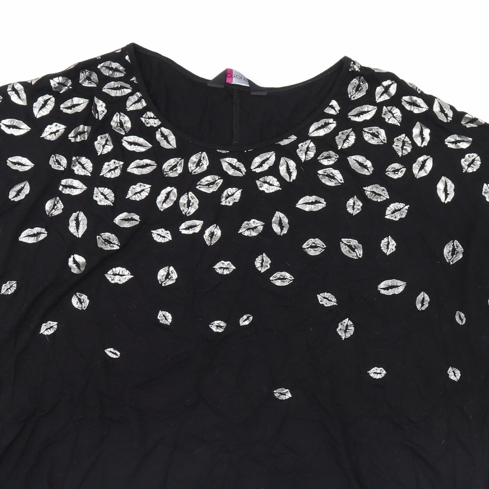 Yours Womens Black   Basic Tank Size 26