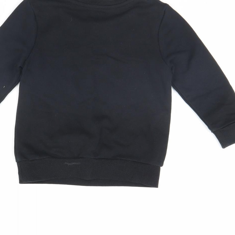 George Boys Black   Pullover Jumper Size 2 Years