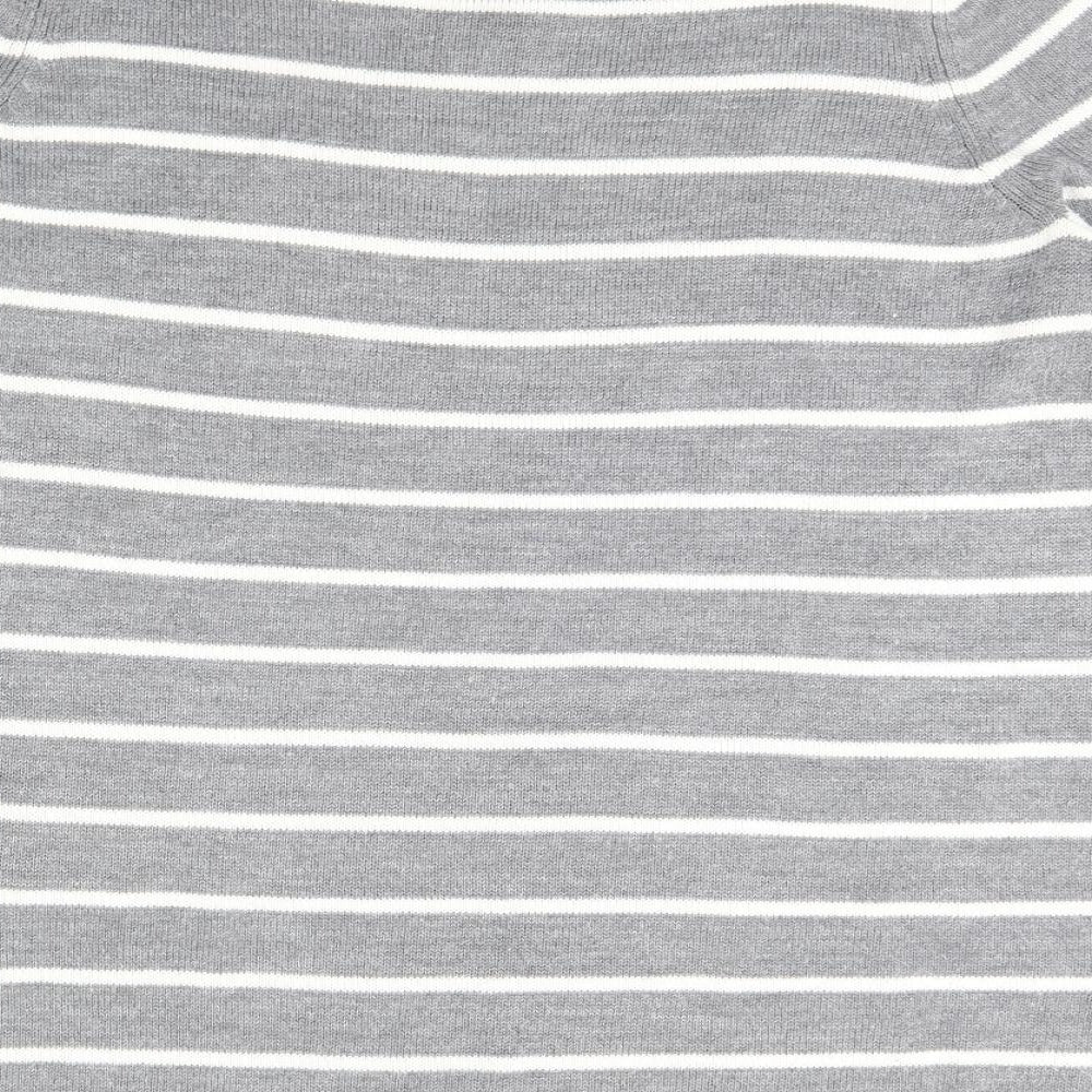 George Womens Grey Striped  Pullover Jumper Size 24