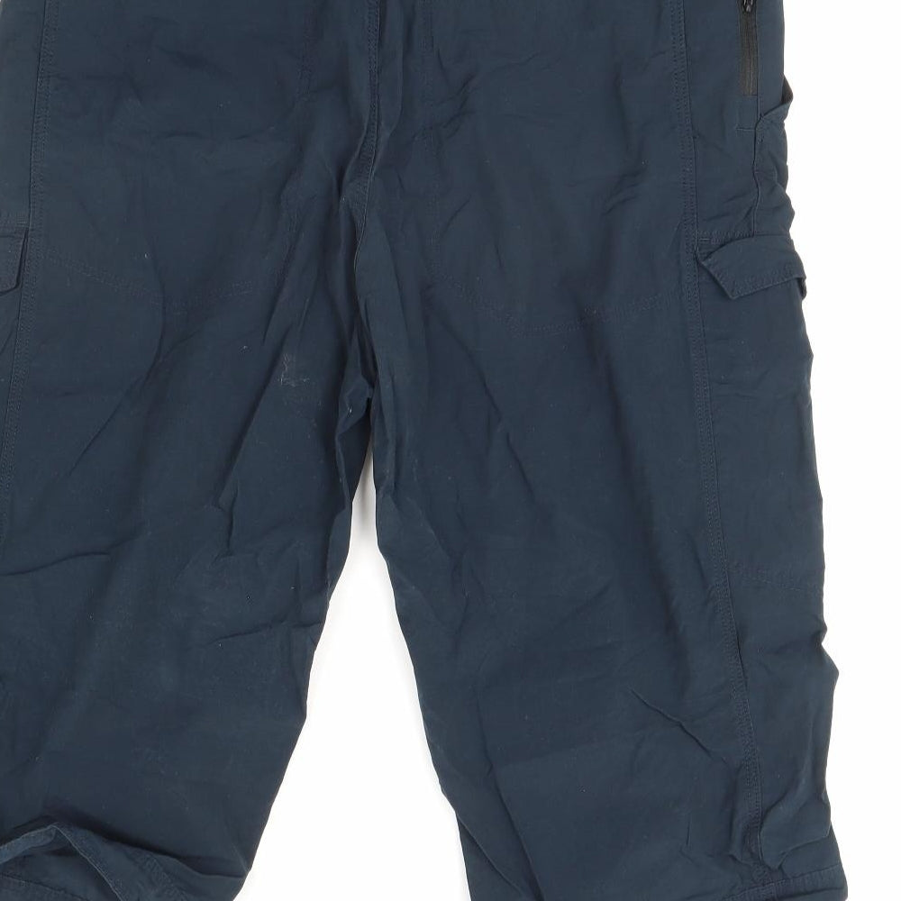 m&s Mens Blue   Cargo Shorts Size 38 in