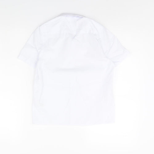 m&s Boys White   Basic Button-Up Size 8 Years