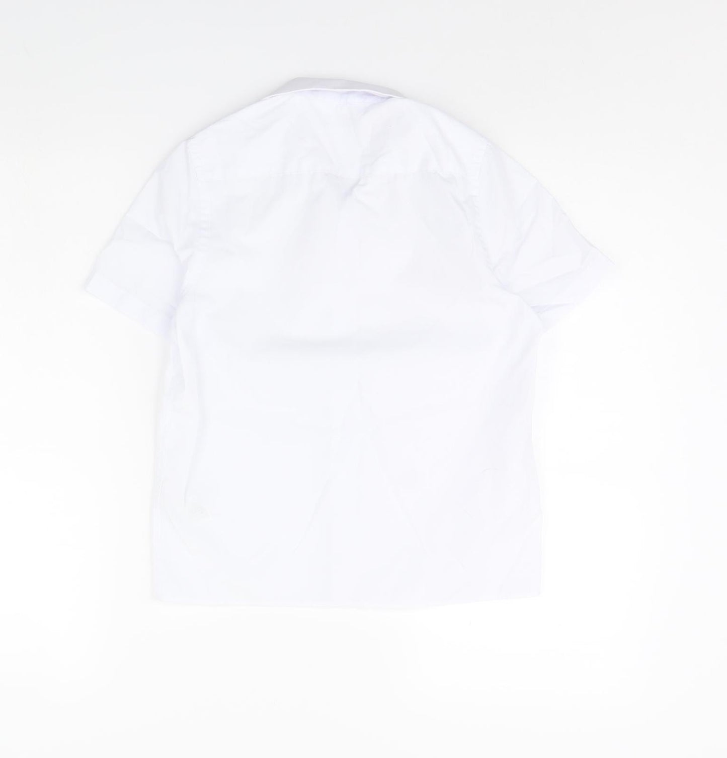 m&s Boys White   Basic Button-Up Size 8 Years