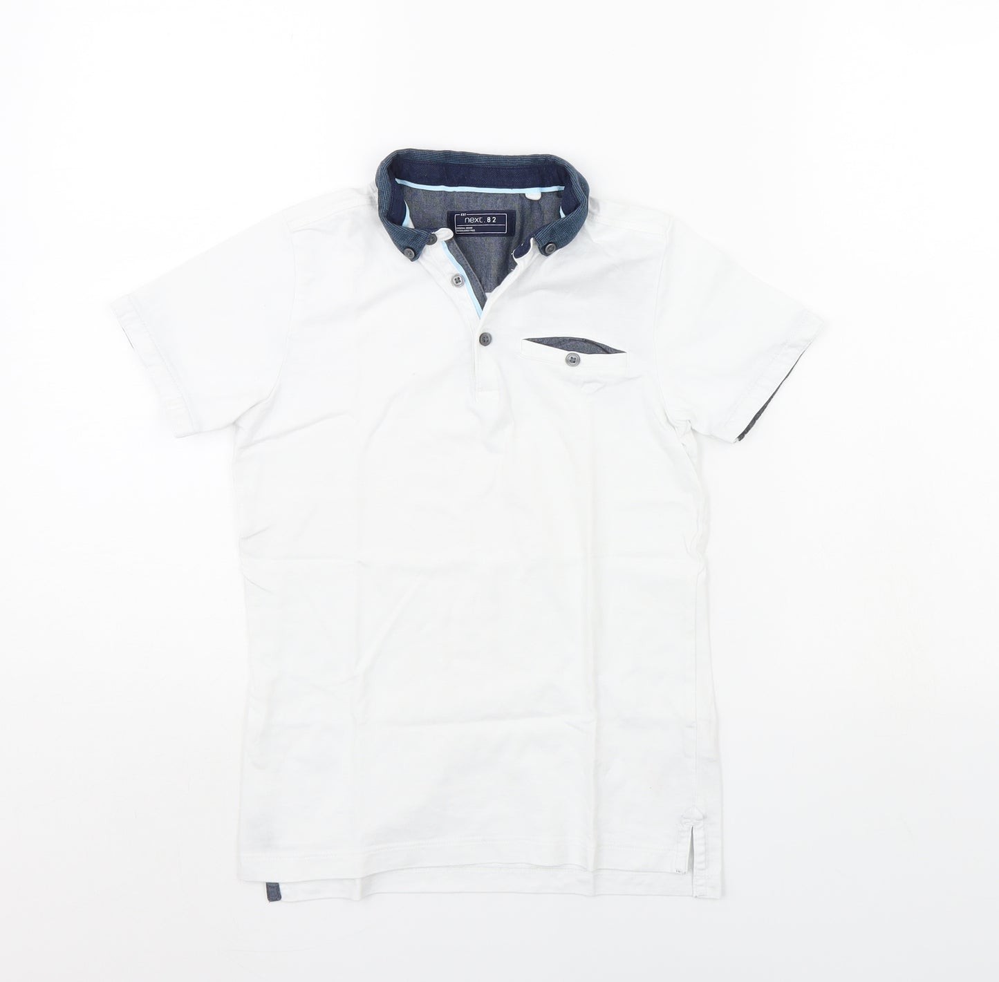 NEXT Boys White   Basic Polo Size 8 Years