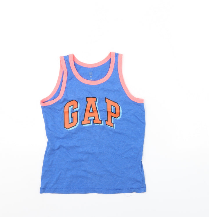 Gap Girls Blue Basic Tank Size 8 Years