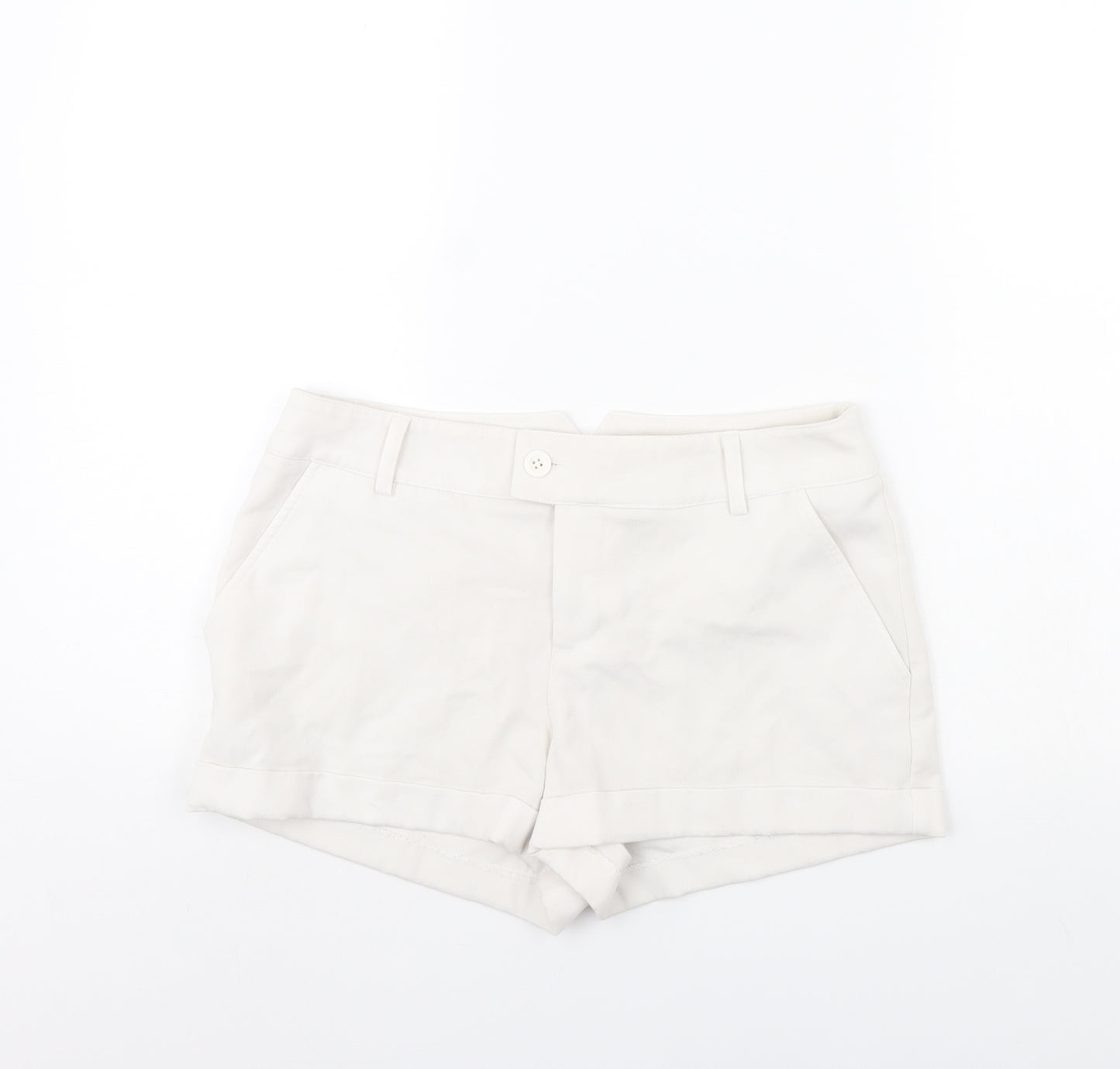 Divided Womens White   Sailor Shorts Size 12
