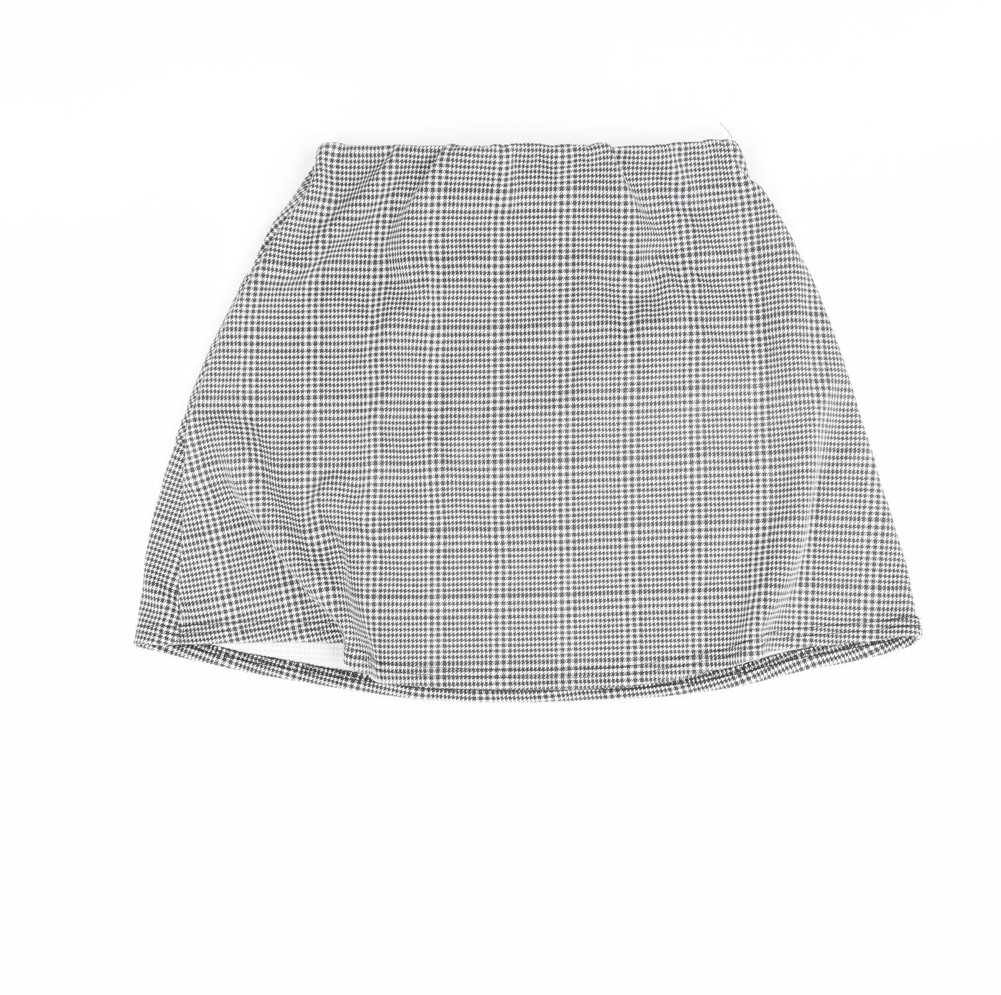 Select Womens Black Plaid  Mini Skirt Size 10