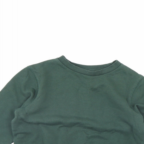TU Boys Green   Pullover Jumper Size 6 Years  - School