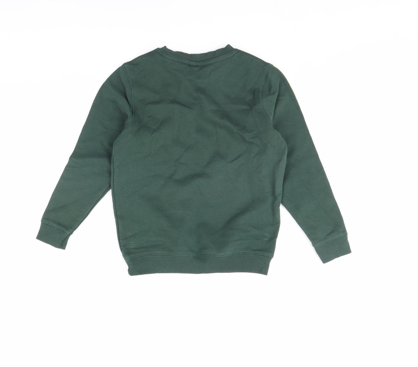 TU Boys Green   Pullover Jumper Size 6 Years  - School