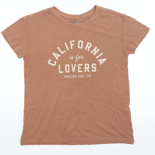 Gap Mens Brown    T-Shirt Size S