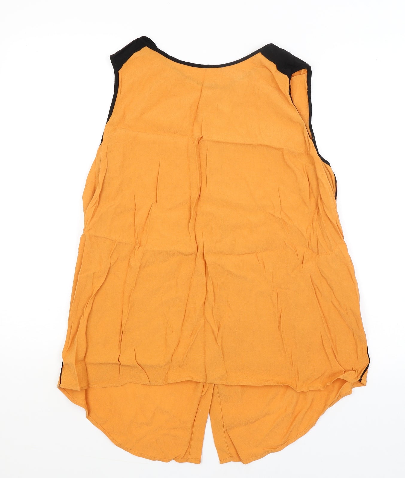 Preworn Womens Orange   Basic Button-Up Size M