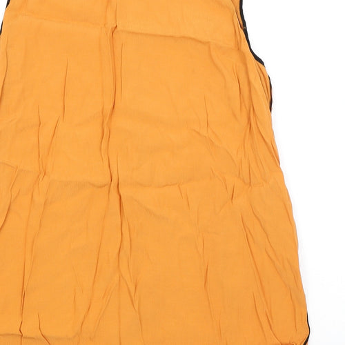 Preworn Womens Orange   Basic Button-Up Size M