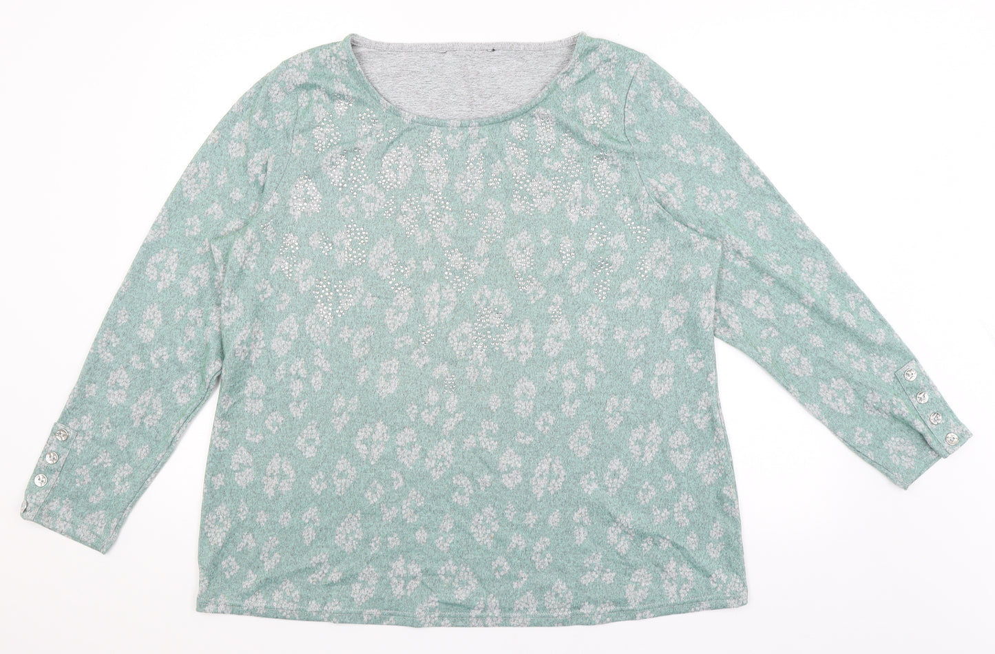 Preworn Womens Green   Pullover Jumper Size 18