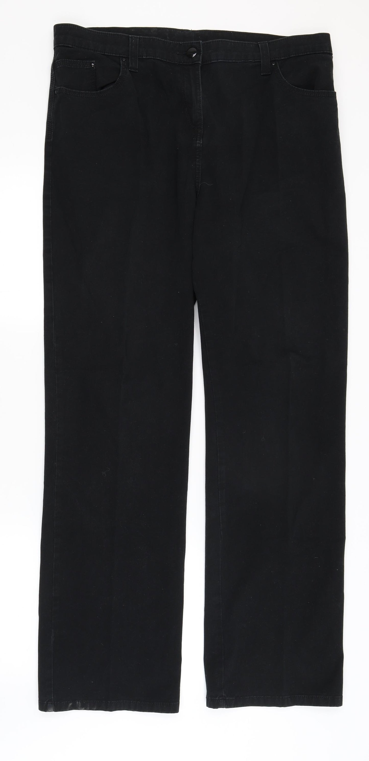Preworn Mens Black   Straight Jeans Size 36 in L32 in