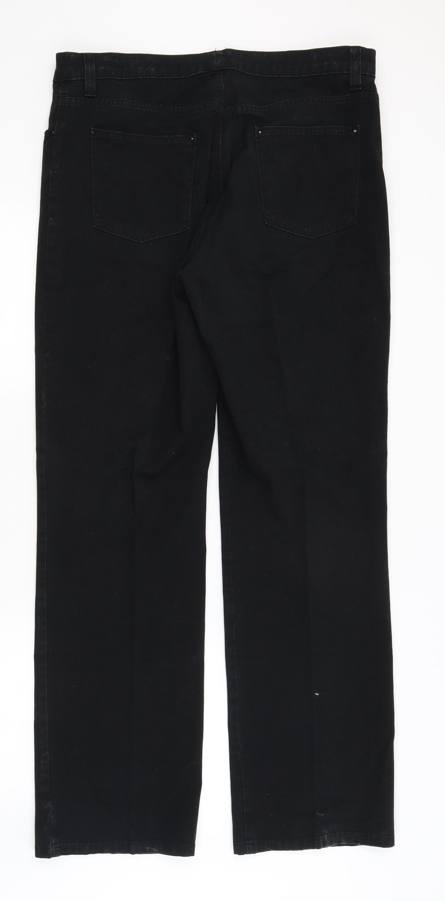 Preworn Mens Black   Straight Jeans Size 36 in L32 in
