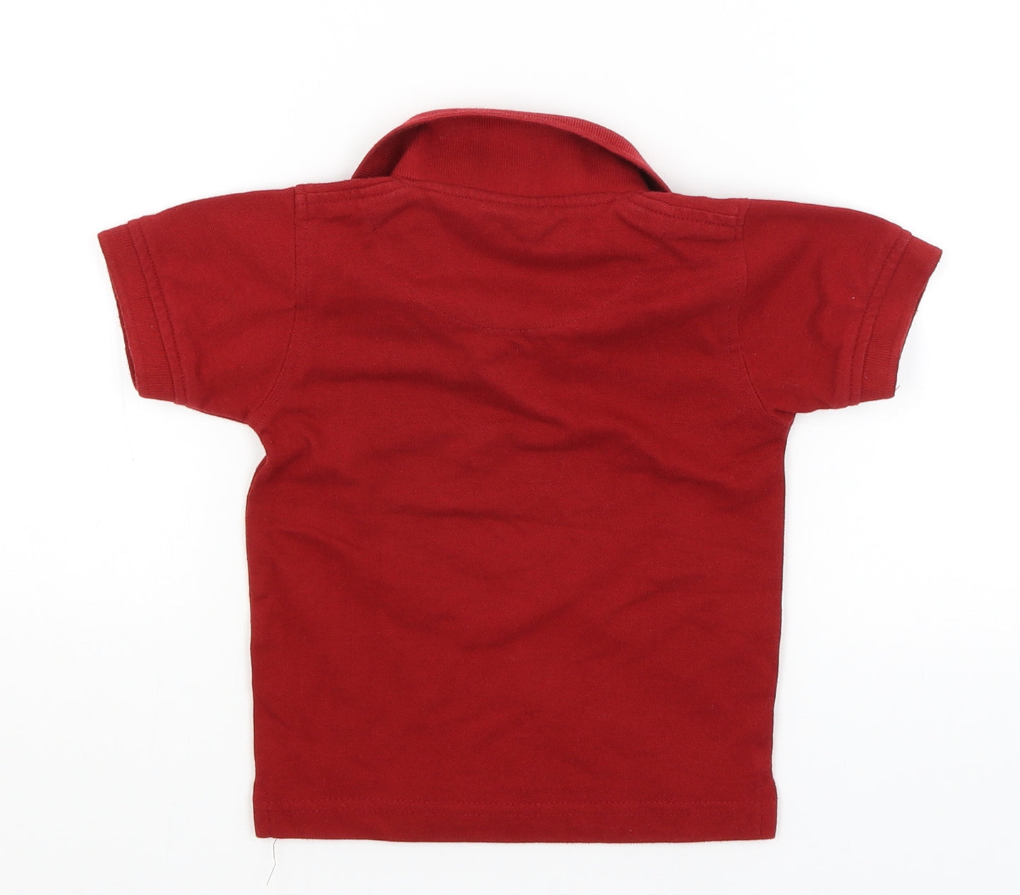Fashion 265 Baby Red   Basic Polo Size 12-18 Months