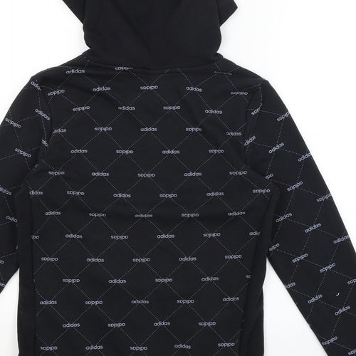 adidas Womens Black   Pullover Hoodie Size 10