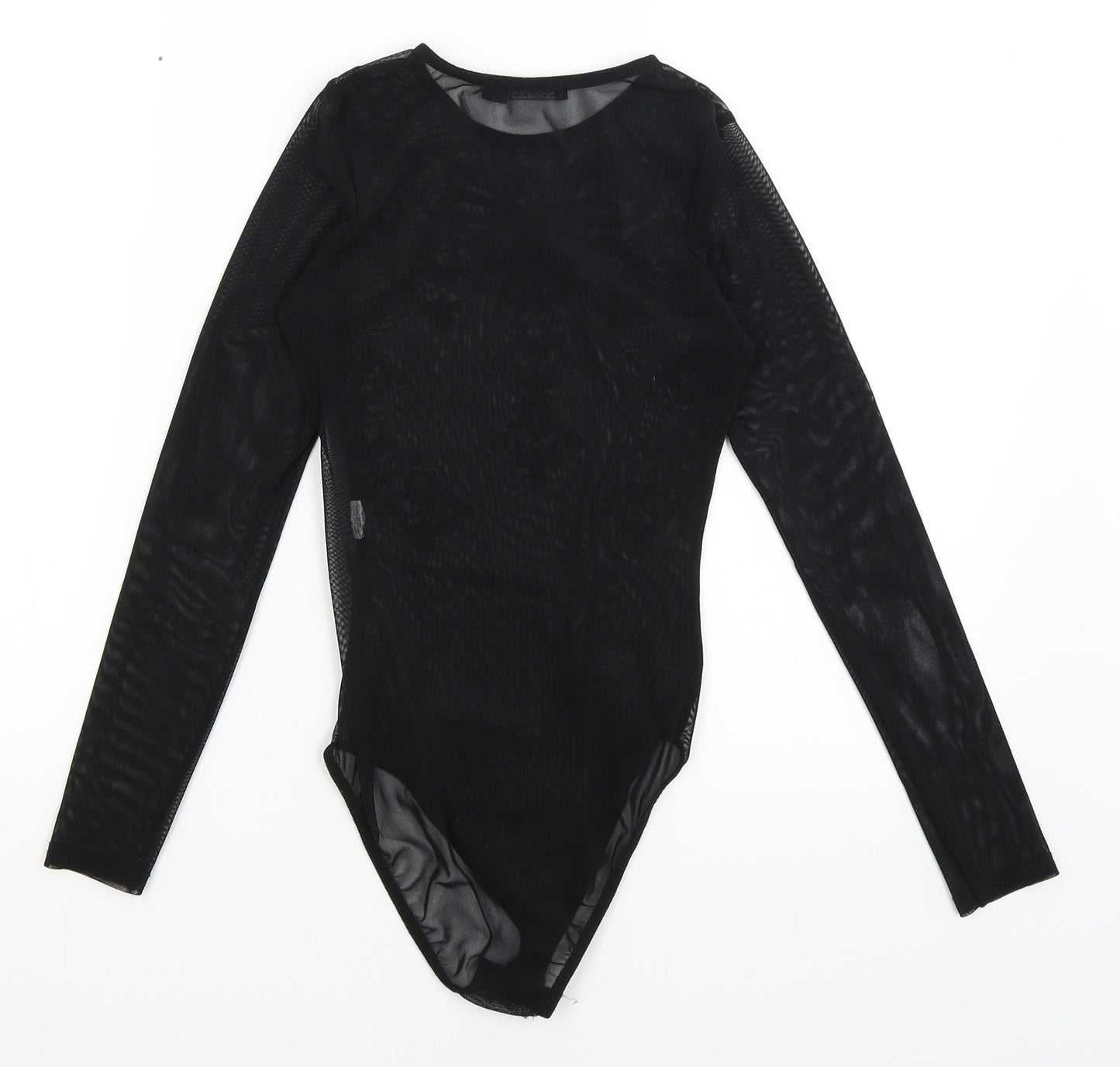 Boohoo Womens Black   Bodysuit One-Piece Size 6