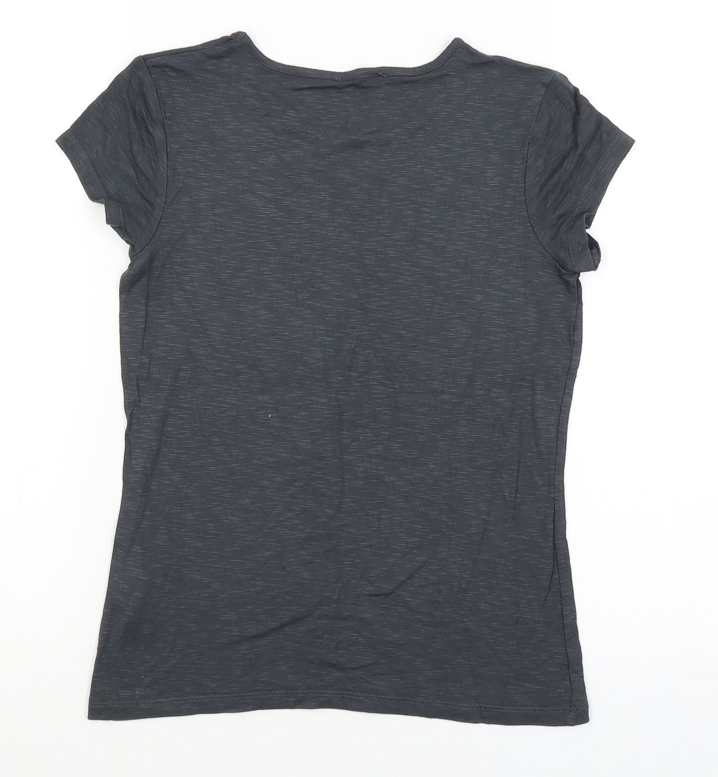 M&S Girls Grey   Basic T-Shirt Size 8-9 Years