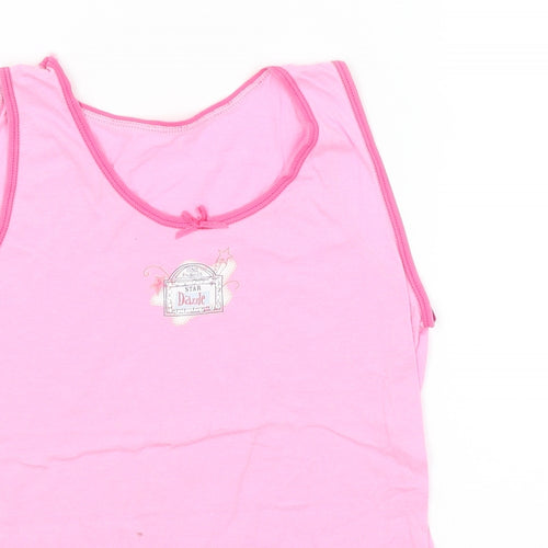 George Girls Pink   Basic Tank Size 11-12 Years