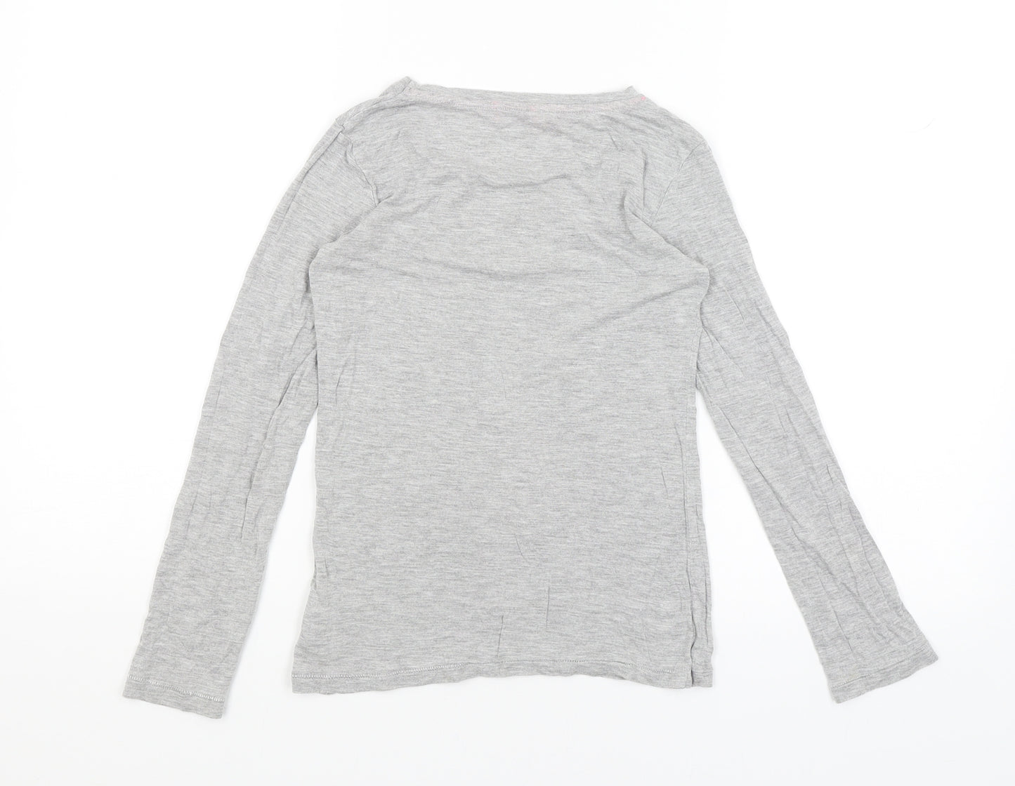 NEXT Girls Grey   Basic T-Shirt Size 10 Years