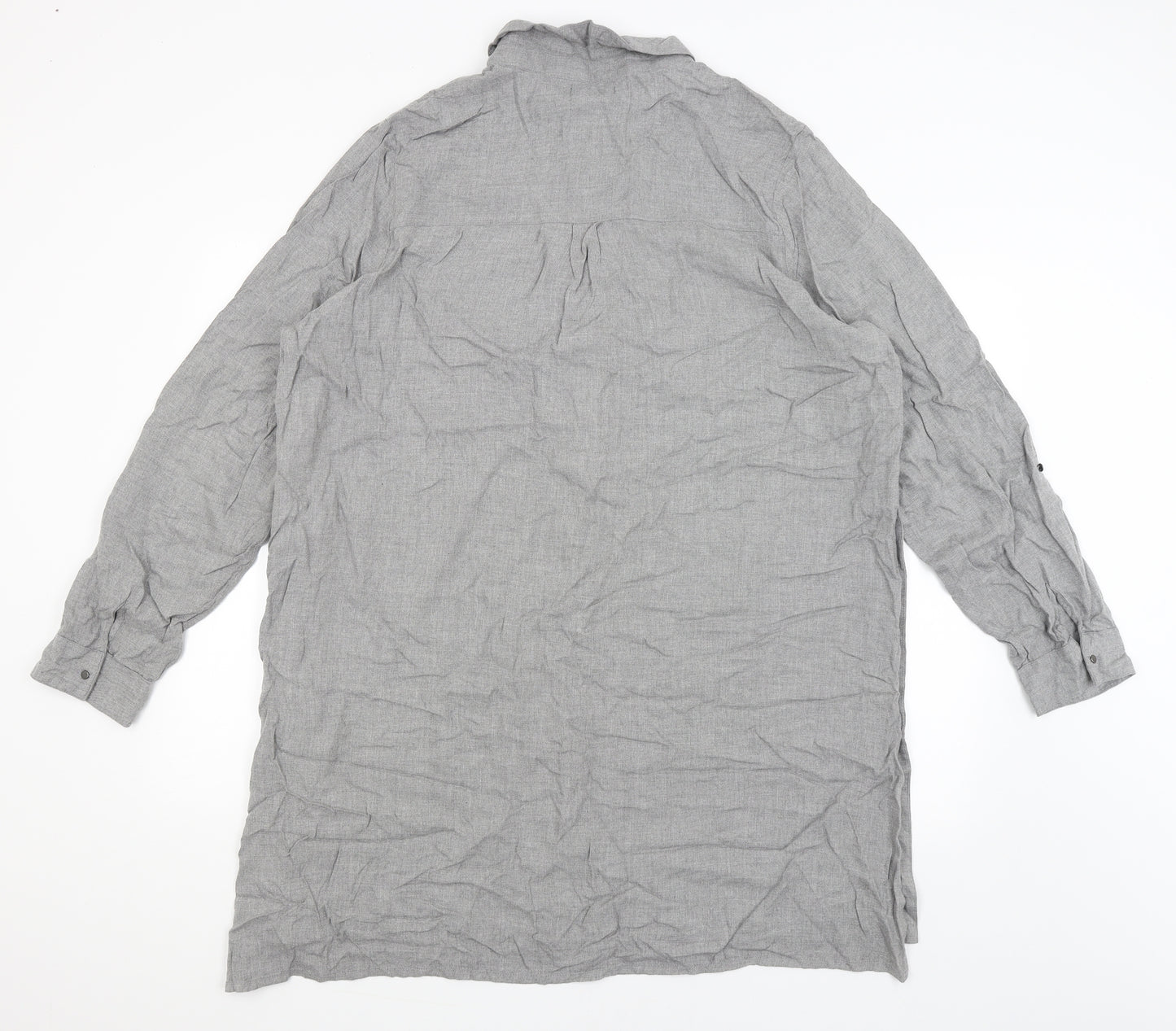 Papaya Womens Grey   Shirt Dress  Size 20