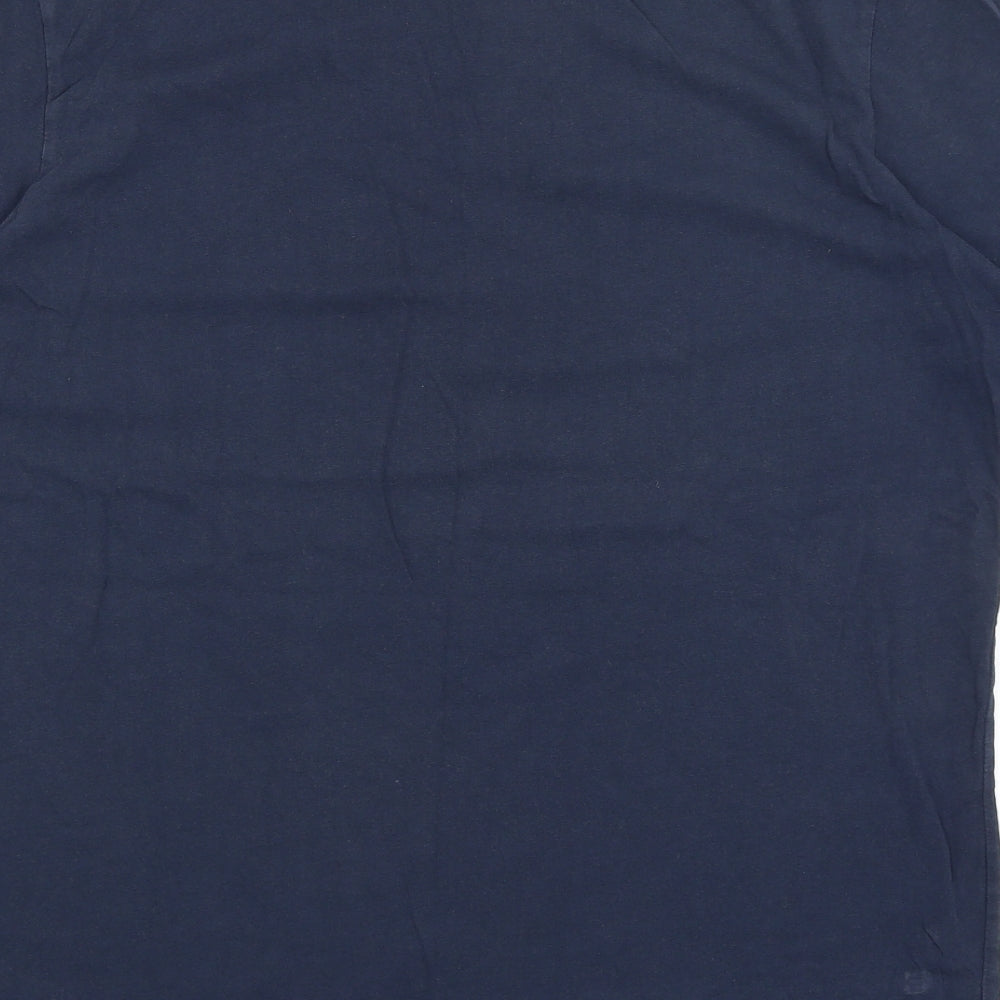 Cotton Traders Mens Blue    T-Shirt Size L