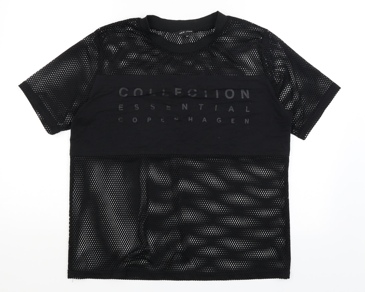 New Look Womens Black   Basic T-Shirt Size 14