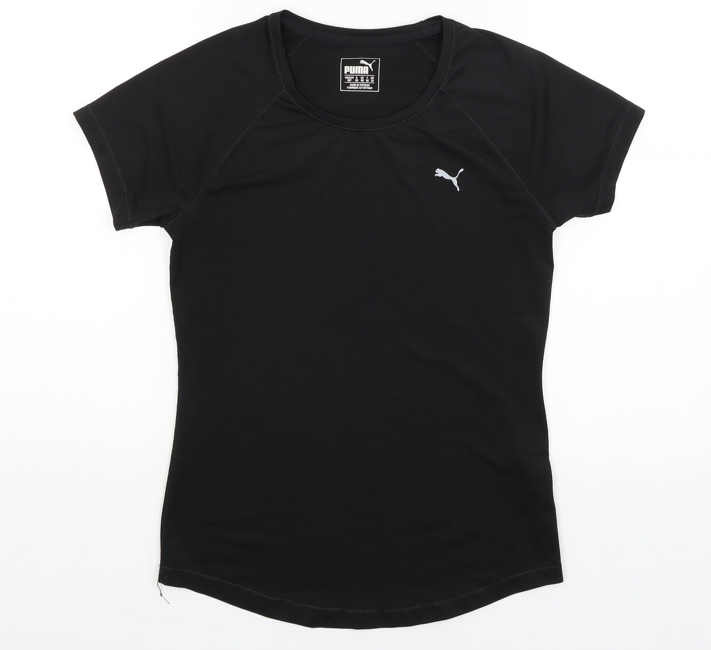 PUMA Womens Black   Basic T-Shirt Size 10