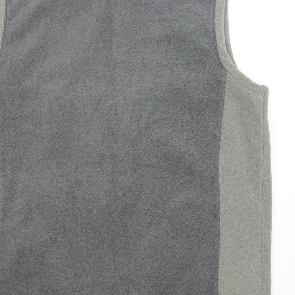 Cotton Traders Mens Grey   Vest Jumper Size L