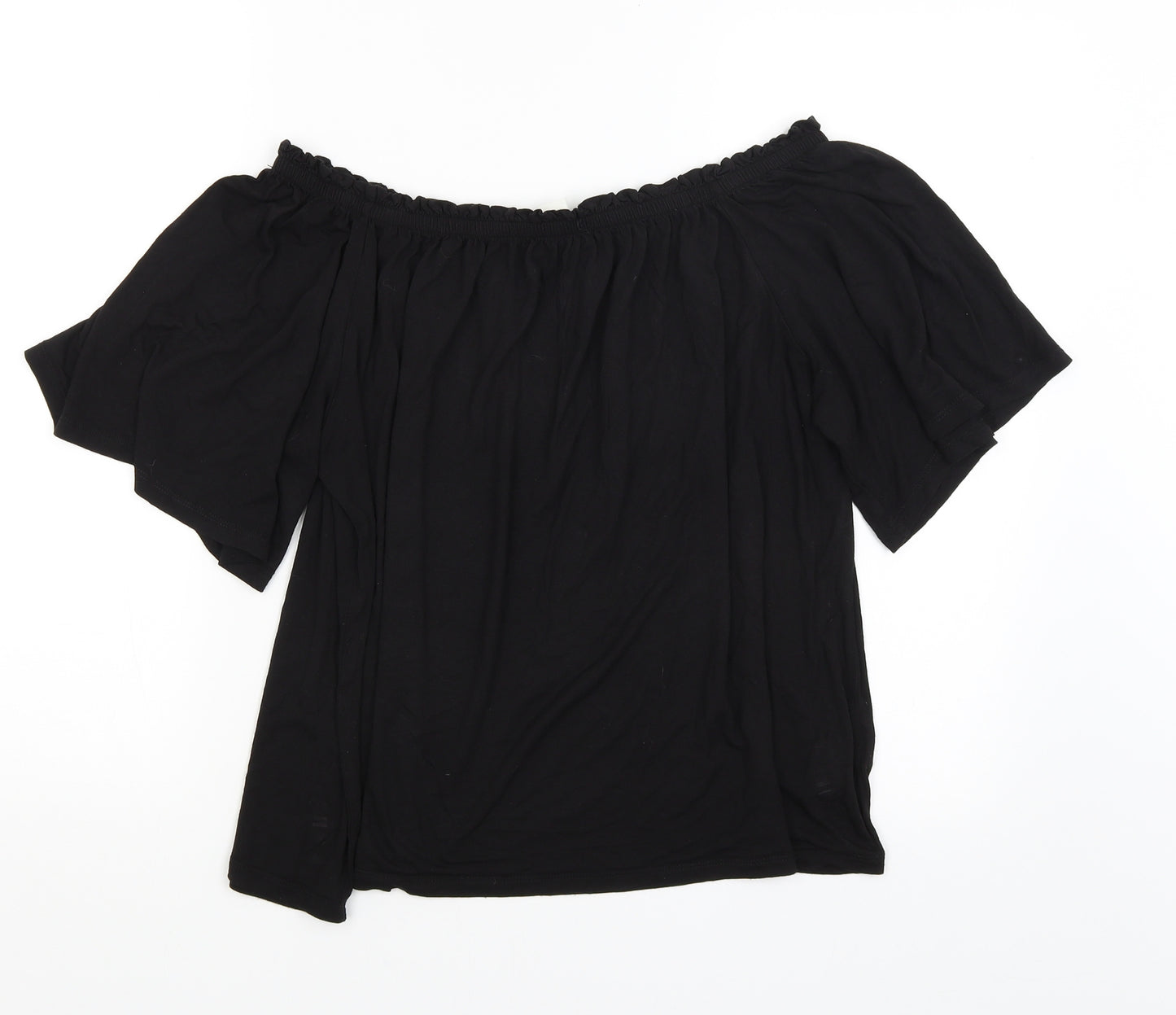 H&M Womens Black   Basic Blouse Size M