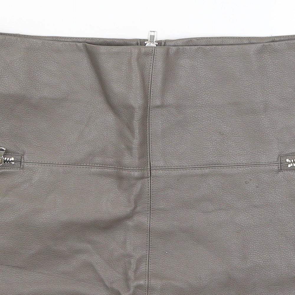 Atmosphere Womens Grey   Mini Skirt Size 14