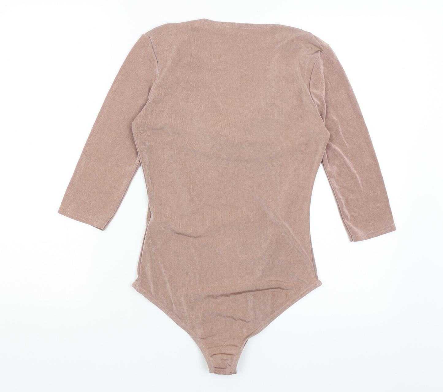 New Look Womens Pink   Bodysuit One-Piece Size 12
