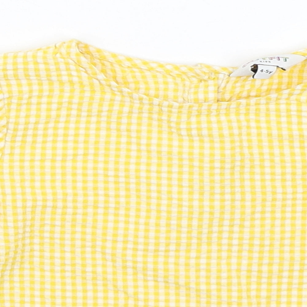Outfit Girls Yellow   Basic Blouse Size 4-5 Years