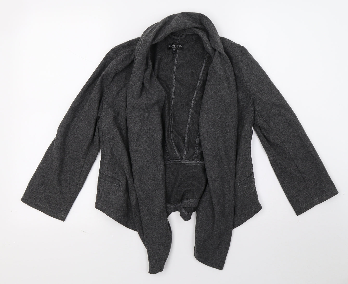 Topshop Womens Grey   Jacket Blazer Size 6