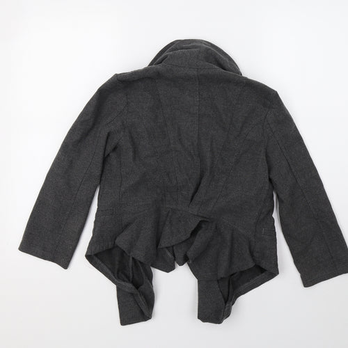 Topshop Womens Grey   Jacket Blazer Size 6