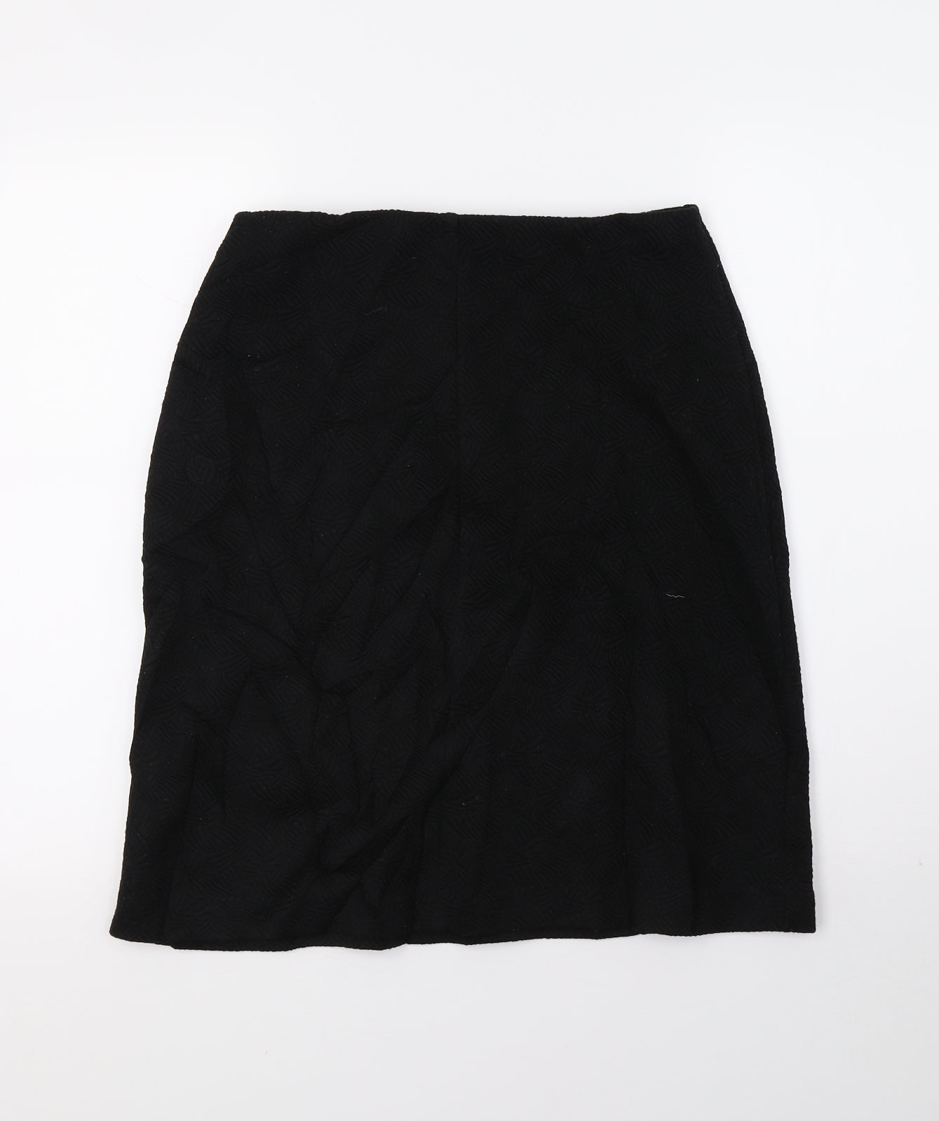 Roman Womens Black   A-Line Skirt Size 10