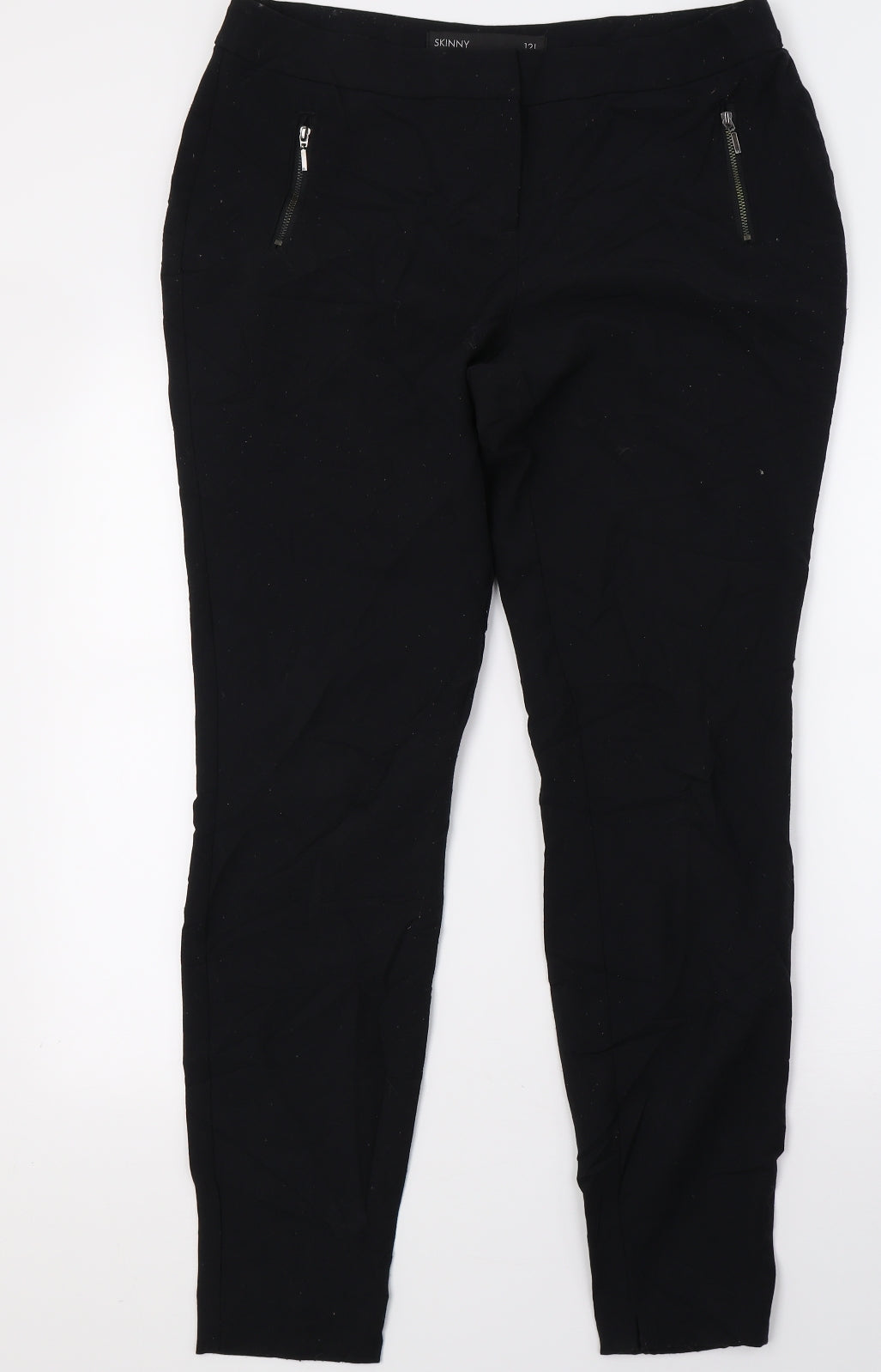NEXT Womens Black   Trousers  Size 12 L29 in