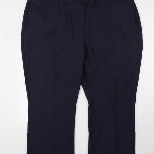 Agenda Womens Blue   Trousers  Size 52 in L29 in