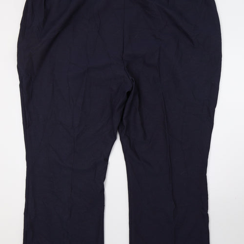 Agenda Womens Blue   Trousers  Size 52 in L29 in